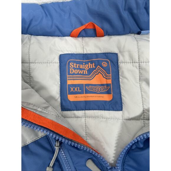 MEN'S STRAIGHT DOWN JASPER VEST, SIZE: XXL, COLOR: Blue/Gray $145 - Picture 4 of 4